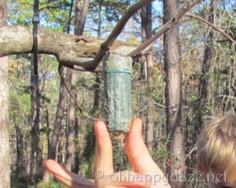 Geocaching Match Stick Holder