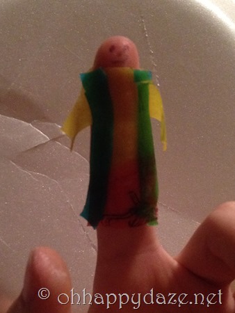 Joseph’s Coat of Many Colors Edible Craft 5