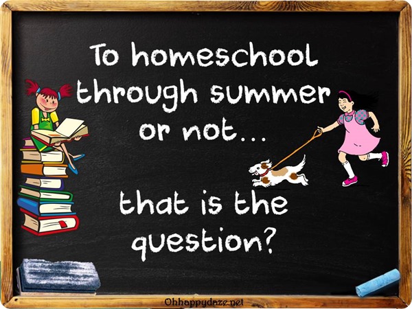 Homeschool in Summer
