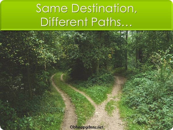 Same Destination Different Paths: A personal thought on 1 Corinthians 12